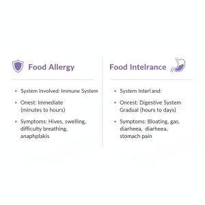 The Difference Between a Food Allergy and a Food Intolerance